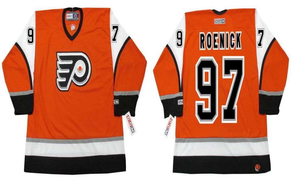 2019 Men Philadelphia Flyers 97 Roenick Orange CCM NHL jerseys